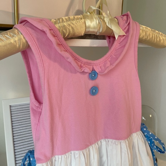 Eleanor Rose Girl’s Fairytale sleeveless bow dress size 6-7 EUC - Picture 3 of 6